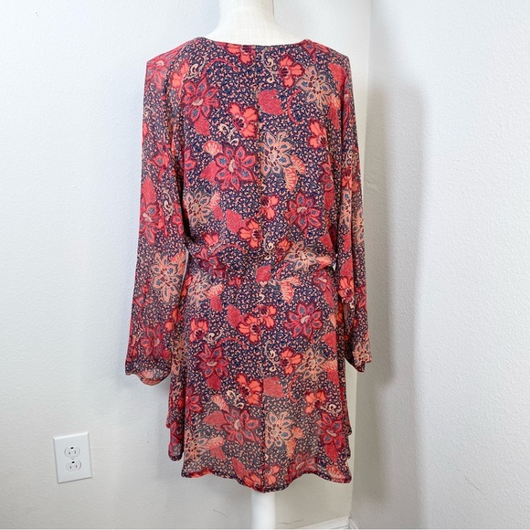 Free People Teegan Floral Long Sleeve Minidress - Picture 12 of 13